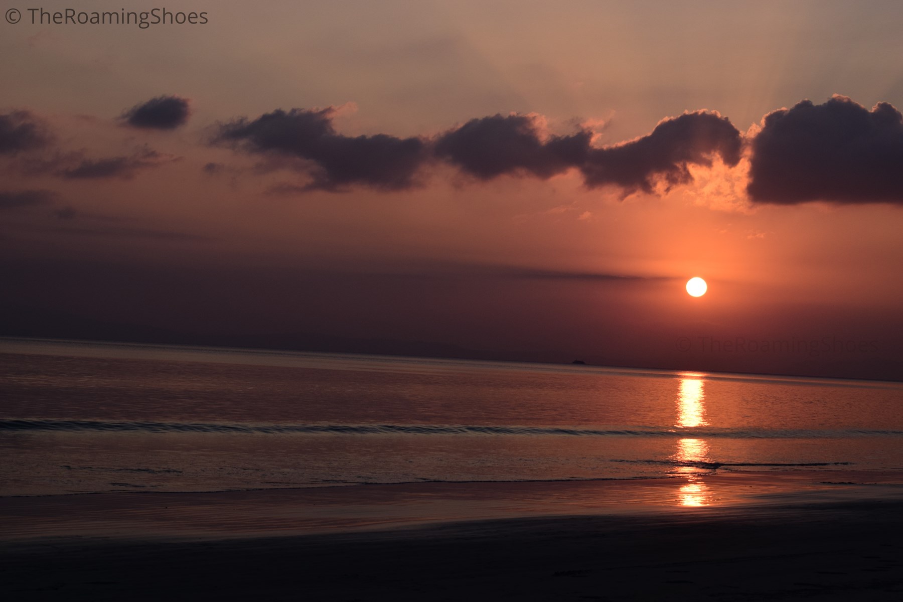 Sunset from Radha Nagar beach
