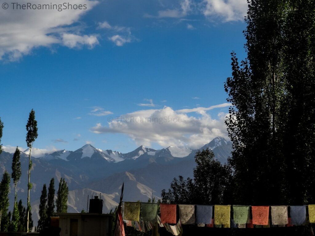 View from the guest house in Leh
