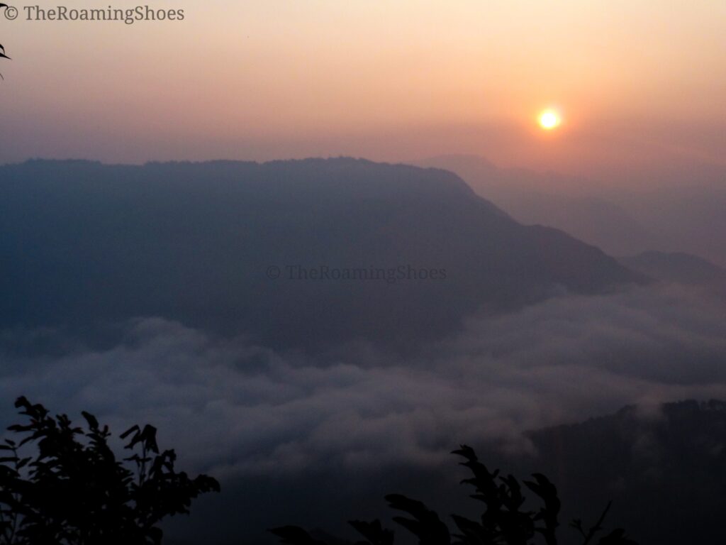 Sunrise view in Chhota Mangwa