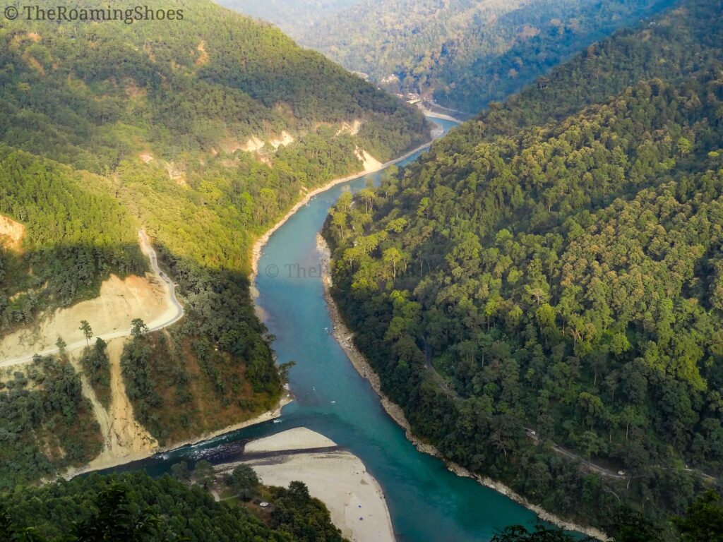 Confluence of Teesta and Rangit rivers