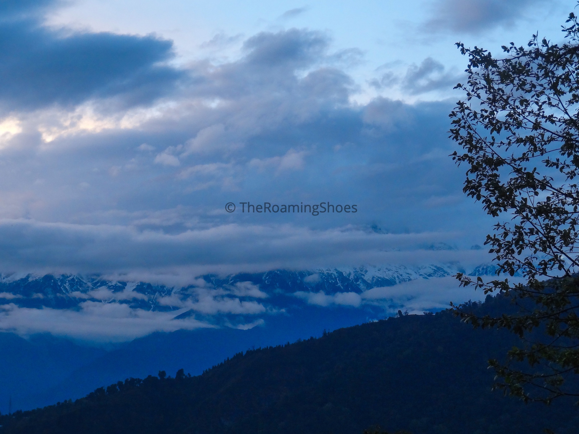 View Of Kanchenjunga in the evening