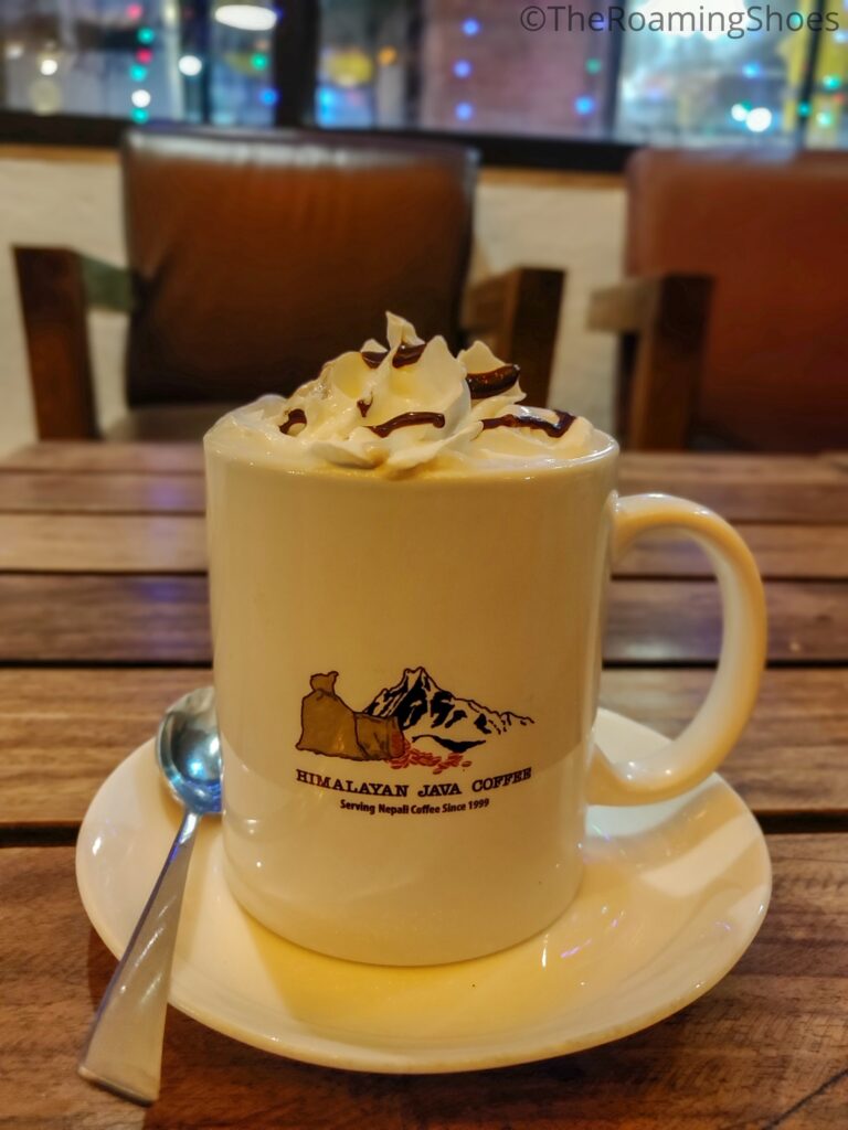 Cafe Mocha at Himalyan Java Coffee