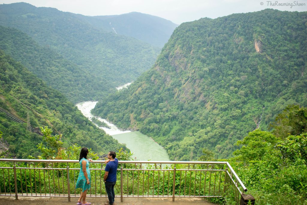 View of the dam