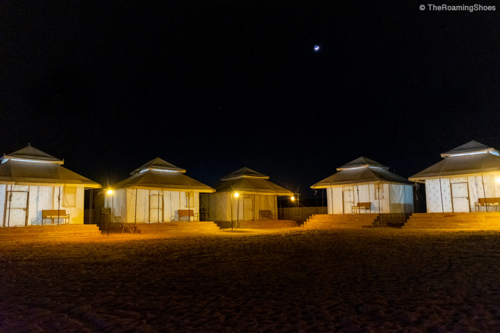 Night at Jaisalmer desert camp