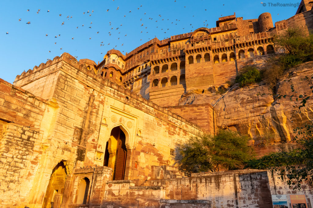 Mehrangarh Fort during Sunset