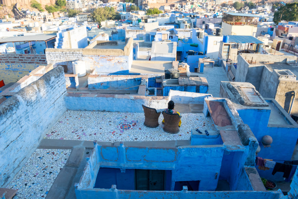 The maze of Blue houses in Jodhpur
