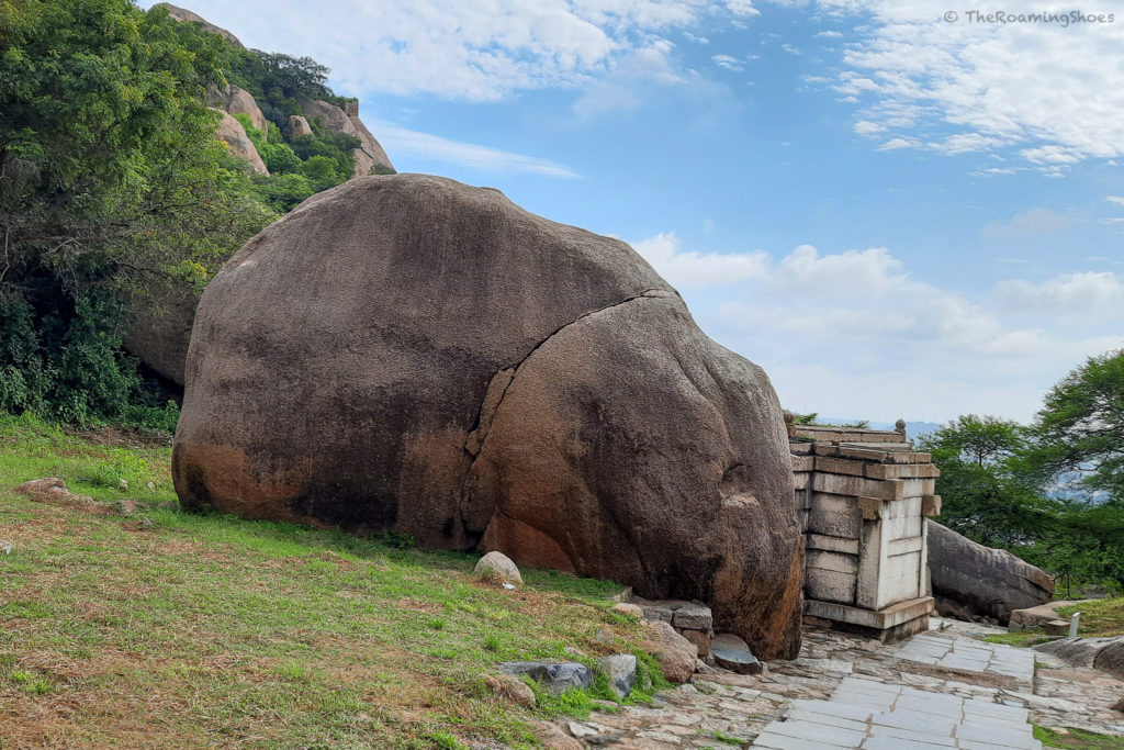 Rock in elephant shape
